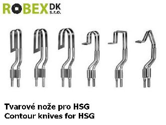 Contour hot knives for HSG Engel Cutter, Styrocut 140, Styrocut 180 and G1 VW  - for styrophore