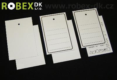 Foto of Paper tag type 5080 /1000 piece (3 types)