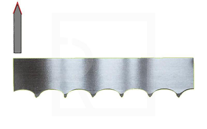 Saw, belt knives - concav, one side edge - main photo 540