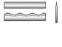 Belt knives 4400 x10 x 0.45  (normal, convex, 1 side edge) - main photo 498