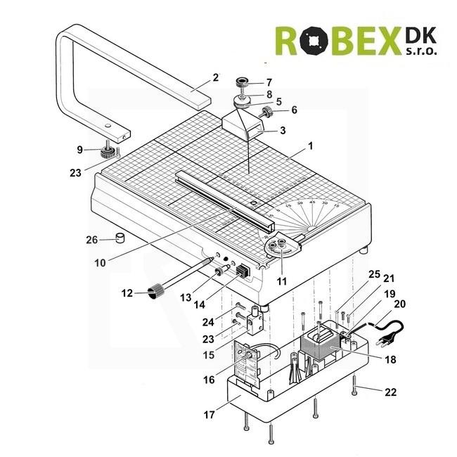 Hot wire cutter ThermoCut 230/E II (hobby) - detail photo 892