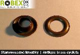 Antique old-brass non-roll eyelets d10 / D20