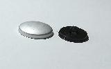 Decorative buttons NORMAL (alu -plastic, 1000 pc., black) size from 18 to 60