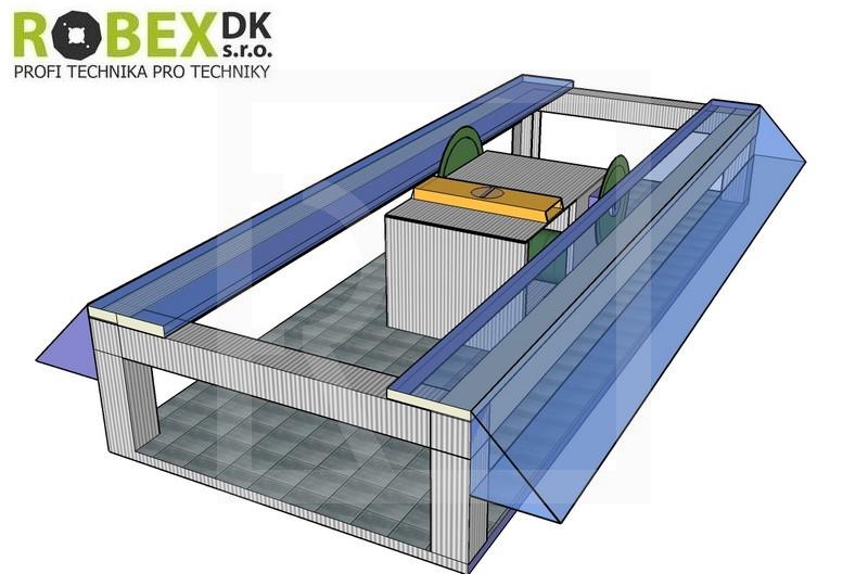 Automatic machine to cut plastic materials  - main photo 669