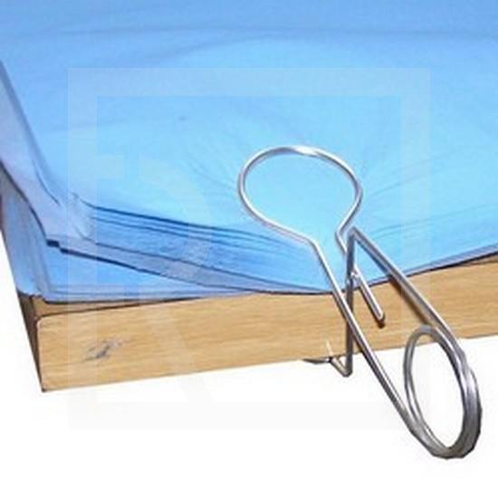 Cloth clamp - small fixative wire clamp (zinc coated) - detail photo 163