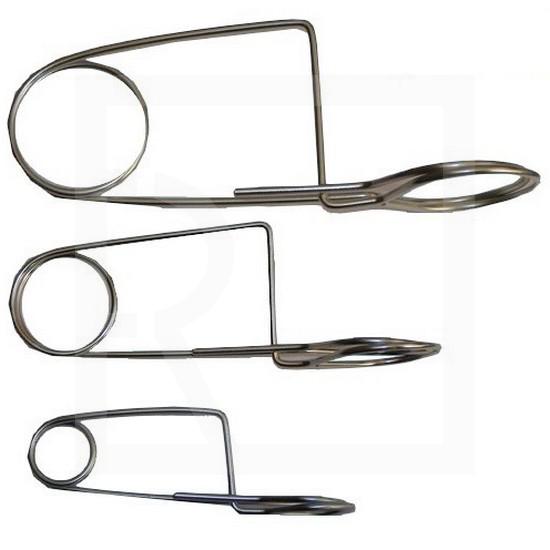 Cloth clamp - middle fixative wire clamp (zinc coated) - detail photo 162