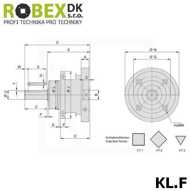 Basic safety Chucks type KL.S and KL.F for high strength - detail photo 975