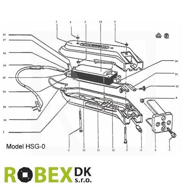 Plastic cover for HSGM cutters - detail photo 817