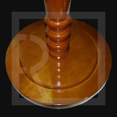 Wooden stand Elite - rectangle, circular - detail photo 456