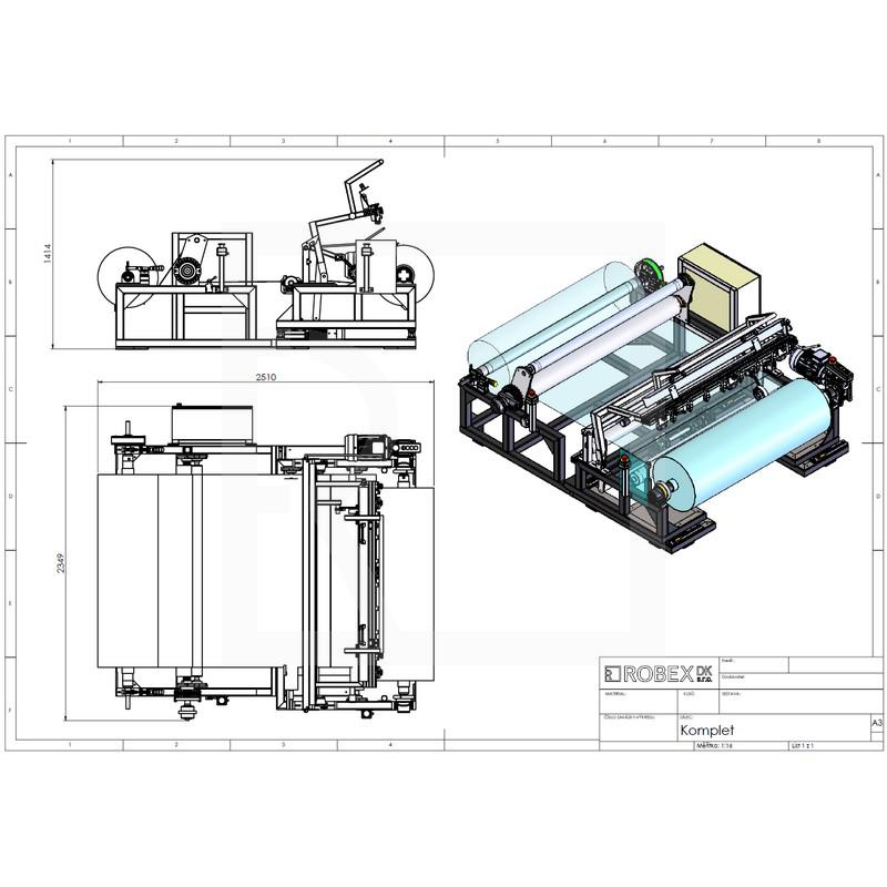 Papulator RB PP-2 - roll cutting while rewinding - detail photo 1061