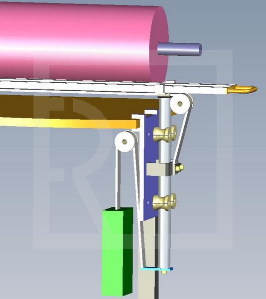 Cutting in moulding with stratification and uvwinding manger  - detail photo 382