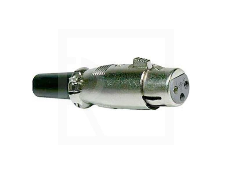 Signal connector XLR Canon 3P - for mounting to cable (male) - main photo 1043