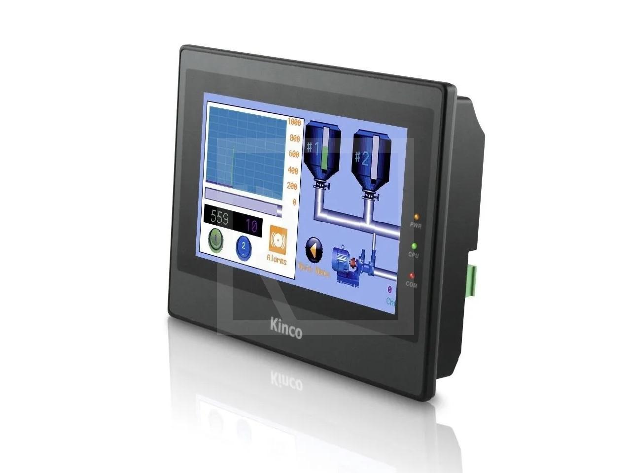 PLC with integrated touch HMI 7 inches Kinco MK70 (30 I/O, ModBus, Ethernet) - main photo 1116