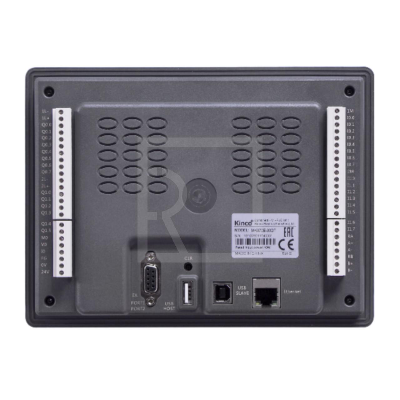 PLC with integrated touch HMI 7 inches Kinco MK70 (30 I/O, ModBus, Ethernet) - detail photo 1116