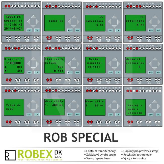 Dvojité počítadlo kusů na zakázku ROB special (komplet PLC + dvojice čidel) - detailní foto 1038