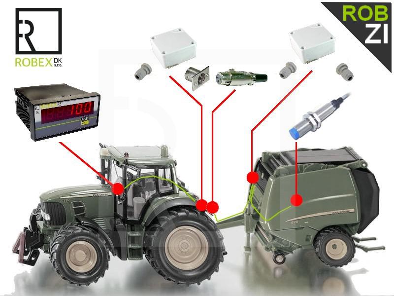 Pieces counter ROB ZI for farmers with induction sensor and ROB 100 (set / kit) - main photo 1044