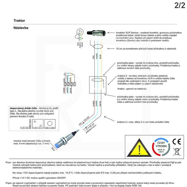 Pieces counter ROB ZI for farmers with induction sensor and ROB 100 (set / kit) - detail photo 1044