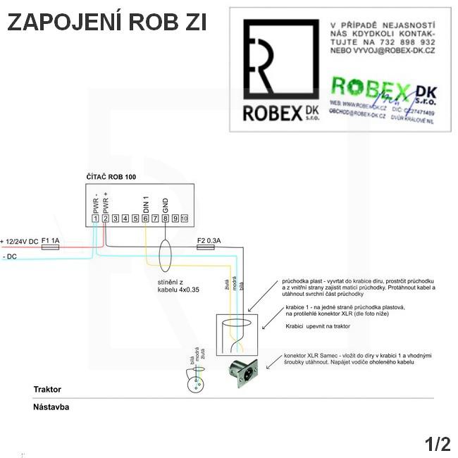 Pieces counter ROB ZI for farmers with induction sensor and ROB 100 (set / kit) - detail photo 1044