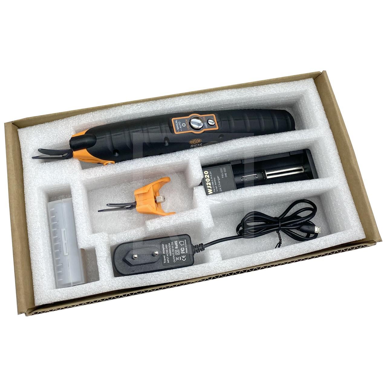 Rasor RS-1S - electric cordless vibratory scissors (with micro-serratio) - detail photo 1132