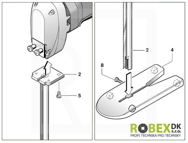 BOSCH GSG 300 - vertical straight cutter for cutting PUR foam (more types) - detail photo 235