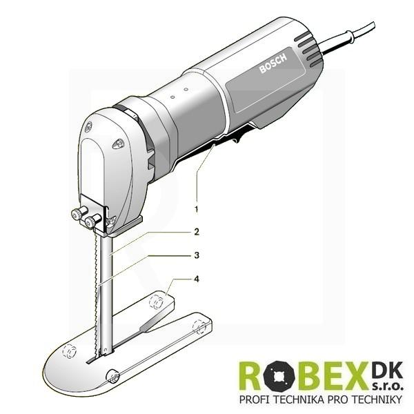 BOSCH GSG 300 - vertical straight cutter for cutting PUR foam (more types) - detail photo 235