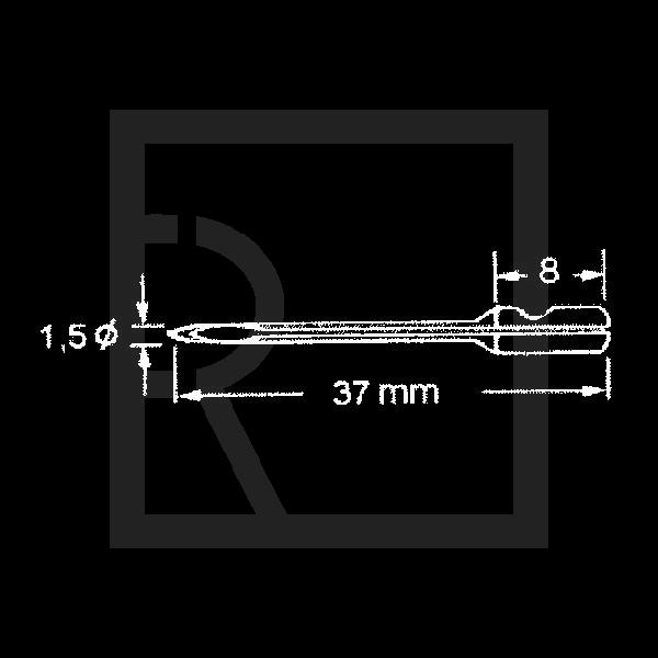 Needle BANOK Fine Long - metal, long - detail photo 152