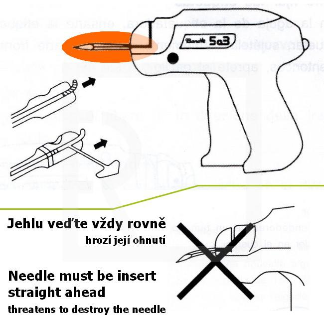 Jehla BANOK Originál Fine N-X - kovová - detailní foto 925