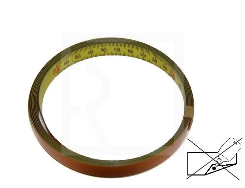Nalepovací metr - Ocel potažená PVC - žlutý (přesnost EG II, více délek a typů) - hlavní foto 494